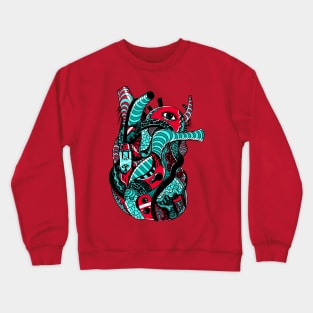 Turqred Light Heart Crewneck Sweatshirt